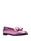 Ferragamo Vivaldo High Shine Ballerina Shoes In Multi