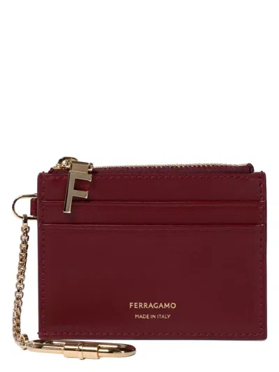 Ferragamo Women's Wallets & Card Holders In Red