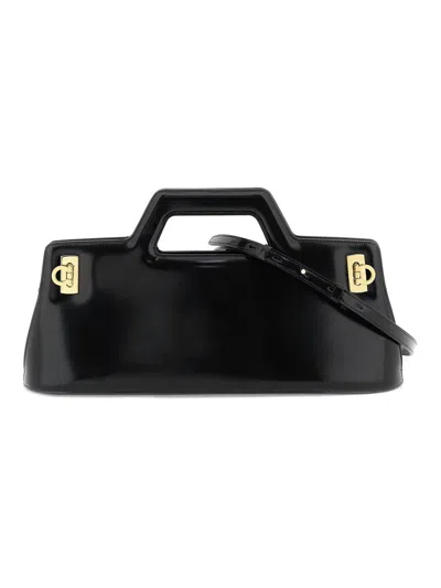 Ferragamo Salvatore  Damen Handtasche Wanda In Black