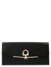 Ferragamo Gancino Clip With Textured Finish In Black