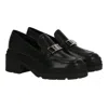 Ferragamo Womens Black Loafer