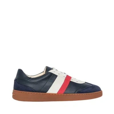 Ferragamo Womens Garda Low Leather Sneaker In Multi