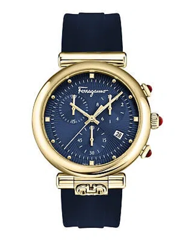 Pre-owned Ferragamo Womens Gold 40mm Strap Fashion Watch