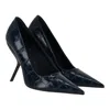 Ferragamo Womens Navy Pump