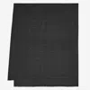 Ferragamo Gancini-patterned Scarf In Black