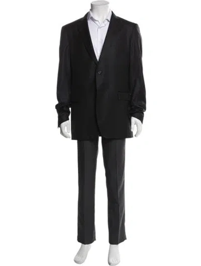 Pre-owned Ferragamo Wool Blazer In Black