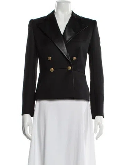 Pre-owned Ferragamo Wool Blazer In Black