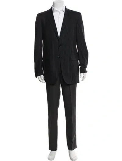 Pre-owned Ferragamo Wool Blazer In Blue