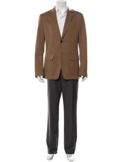 Pre-owned Ferragamo Wool Blazer In Brown