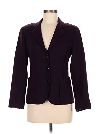 Pre-owned Ferragamo Wool Blazer Jacket In Purple