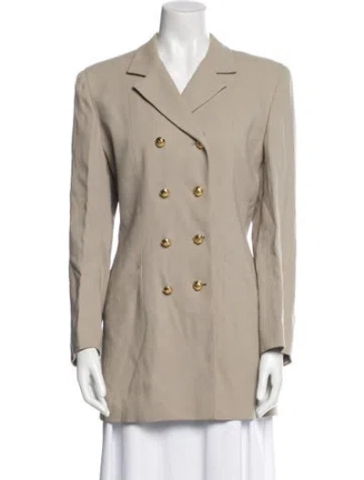Pre-owned Ferragamo Wool Blazer In Neutral