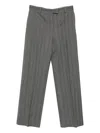 Ferragamo Wool-blend Pants In Gray