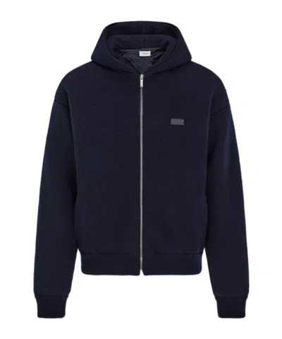 Ferragamo Wool Blouson In Blue