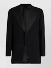 Ferragamo Wool Canvas Tuxedo Blazer