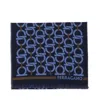 Ferragamo Wool Hook Pattern Fringed Scarf In Multi