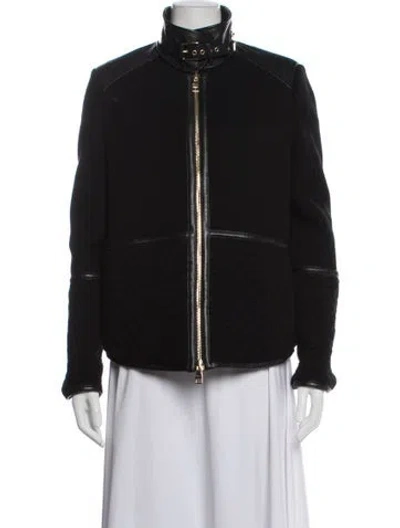 Pre-owned Ferragamo Wool Jacket In Black