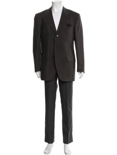 Pre-owned Ferragamo Wool Jacket In Blue