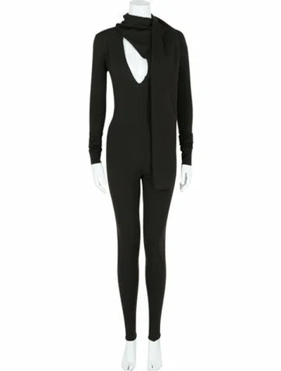 Pre-owned Ferragamo Wool Jumpsuit W/ Tags In Brown