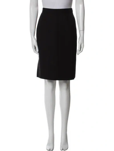 Pre-owned Ferragamo Wool Knee-length Skirt In Blue