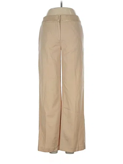 Pre-owned Ferragamo Wool Pants In Tan