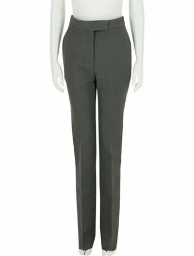 Pre-owned Ferragamo Wool Pants W/ Tags In Gray