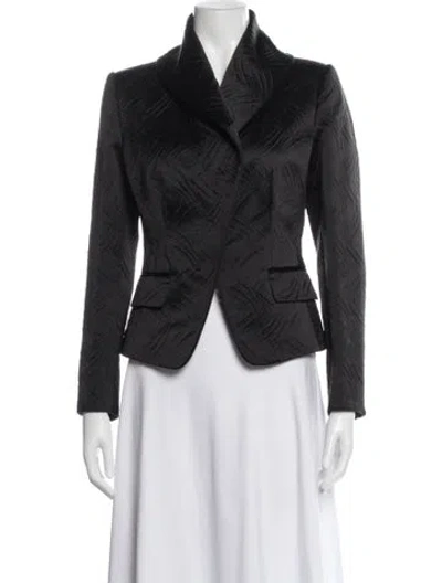 Pre-owned Ferragamo Wool Patterned Blazer In Multi