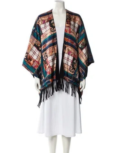 Pre-owned Ferragamo Wool Printed Jacket In Multi