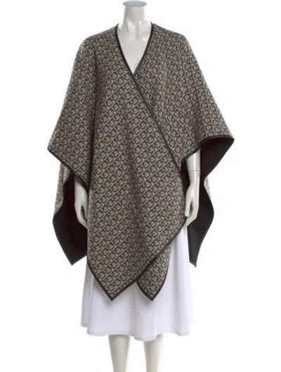 Pre-owned Ferragamo Wool Printed Sweater In Multi