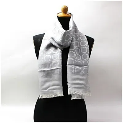 Pre-owned Ferragamo Wool Silk Stole () In Multi