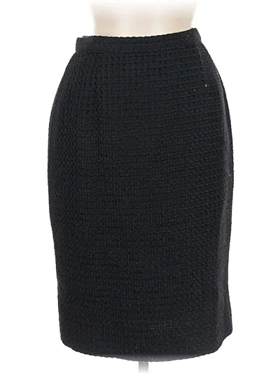 Pre-owned Ferragamo Wool Skirt In Black
