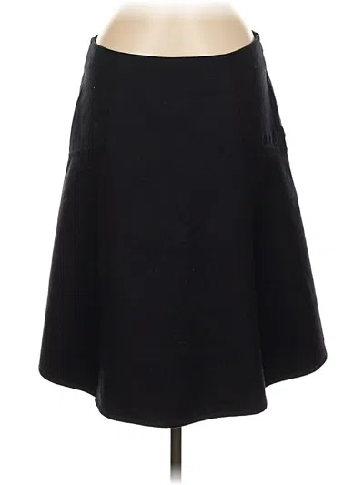 Pre-owned Ferragamo Wool Skirt In Black