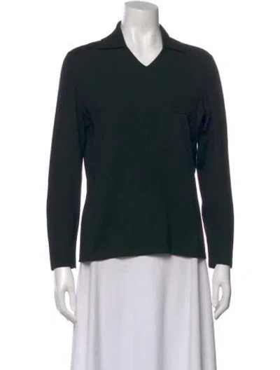 Pre-owned Ferragamo Wool Sweater In Black