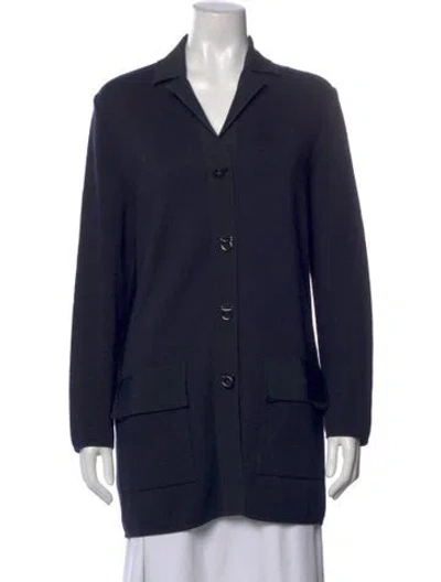 Pre-owned Ferragamo Wool Sweater In Blue