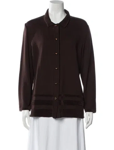 Pre-owned Ferragamo Wool Sweater In Brown