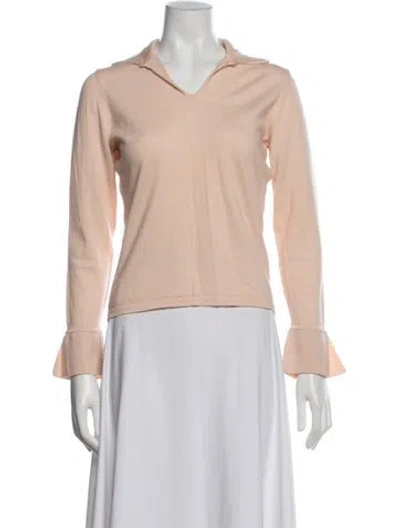 Pre-owned Ferragamo Wool Sweater In Pink