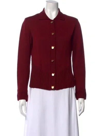 Pre-owned Ferragamo Wool Sweater In Red