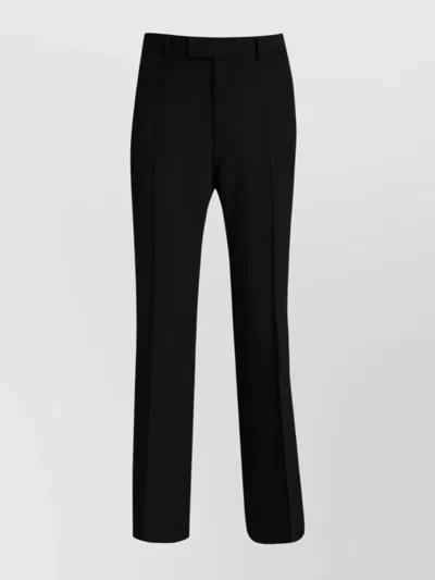 FERRAGAMO WOOL TAILORED TROUSERS STRAIGHT LEG