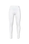 Ferragamo High-rise Midweight Denim Straight-leg Pants In Bianco