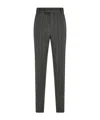 Ferragamo Wool Trousers In Brown