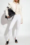 Ferragamo Blended Casual Pants In White