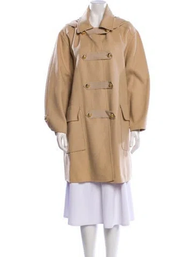 Pre-owned Ferragamo Wool Utility Jacket In Neutral