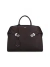 Ferragamo Men Hug Business Bag In Brown