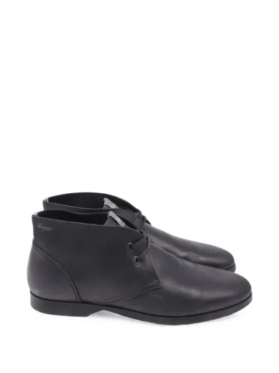 Pre-owned Ferragamo World Chukka Ankle Boots In Black