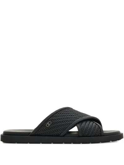 Ferragamo Slides And Flip Flops Open Toe Flat In Black
