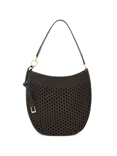 Ferragamo Hobo Bag (m) In Brown