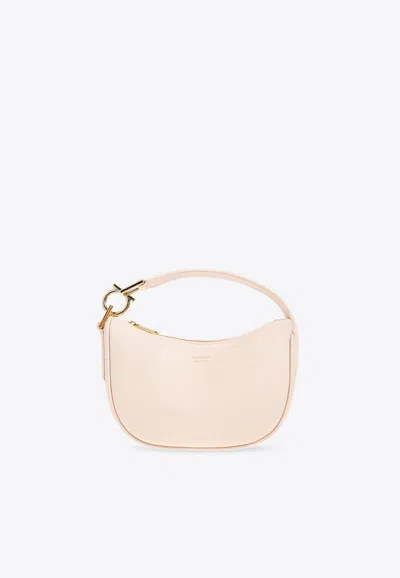 Ferragamo Xs Gancini Leather Hobo Bag In Pink