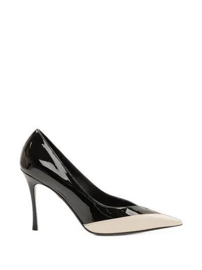 Ferragamo Yasmin Patent-leather Pumps In Multi