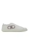 Ferragamo Double Gancini Sneaker In Beis
