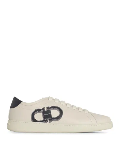FERRAGAMO ZAPATILLAS - BLANCO