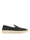 Ferragamo New Vara Buckle Sports Loafer In Black